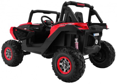 Buggy SuperStar dla dzieci Czerwony + Napęd 4x4 + Pilot + Bagażnik + MP3 LED + Blokada drzwi Buggy SuperStar dla dzieci Czerwony + Napęd 4x4 + Pilot + Bagażnik + MP3 LED + Blokada drzwi