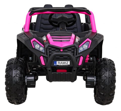 Buggy UTV 2000M Racing Auto na akumulator Różowy + MP3 Dźwięki Światła + Pilot + Wolny Start Buggy UTV 2000M Racing Auto na akumulator Różowy + MP3 Dźwięki Światła + Pilot + Wolny Start