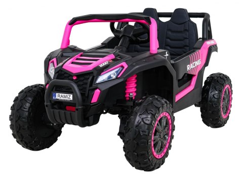 Buggy UTV 2000M Racing Auto na akumulator Różowy + MP3 Dźwięki Światła + Pilot + Wolny Start Buggy UTV 2000M Racing Auto na akumulator Różowy + MP3 Dźwięki Światła + Pilot + Wolny Start