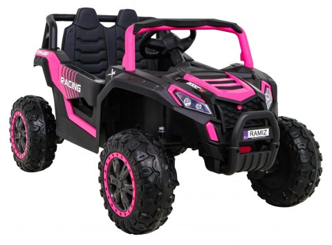 Buggy UTV 2000M Racing Auto na akumulator Różowy + MP3 Dźwięki Światła + Pilot + Wolny Start Buggy UTV 2000M Racing Auto na akumulator Różowy + MP3 Dźwięki Światła + Pilot + Wolny Start