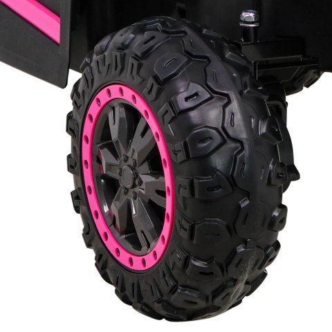 Buggy UTV 2000M Racing Auto na akumulator Różowy + MP3 Dźwięki Światła + Pilot + Wolny Start Buggy UTV 2000M Racing Auto na akumulator Różowy + MP3 Dźwięki Światła + Pilot + Wolny Start