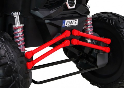 Buggy UTV-MX na akumulator dla dzieci Czerwony + Napęd 4x4 + Pilot + Audio LED + Schowek + EVA + Wolny Start Buggy UTV-MX na akumulator dla dzieci Czerwony + Napęd 4x4 + Pilot + Audio LED + Schowek + EVA + Wolny Start