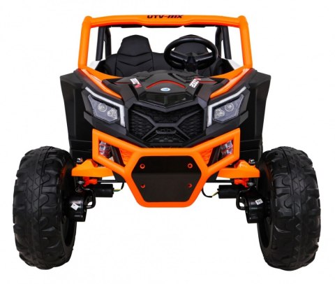 Buggy UTV-MX na akumulator dla dzieci Pomarańczowy + Napęd 4x4 + Pilot + Audio LED + Schowek + EVA + Wolny Start Buggy UTV-MX na akumulator dla dzieci Pomarańczowy + Napęd 4x4 + Pilot + Audio LED + Schowek + EVA + Wolny Start