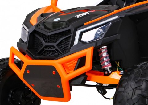 Buggy UTV-MX na akumulator dla dzieci Pomarańczowy + Napęd 4x4 + Pilot + Audio LED + Schowek + EVA + Wolny Start Buggy UTV-MX na akumulator dla dzieci Pomarańczowy + Napęd 4x4 + Pilot + Audio LED + Schowek + EVA + Wolny Start
