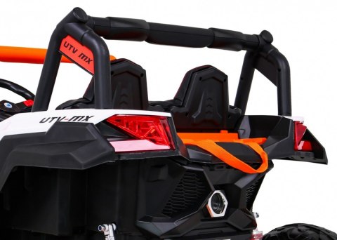 Buggy UTV-MX na akumulator dla dzieci Pomarańczowy + Napęd 4x4 + Pilot + Audio LED + Schowek + EVA + Wolny Start Buggy UTV-MX na akumulator dla dzieci Pomarańczowy + Napęd 4x4 + Pilot + Audio LED + Schowek + EVA + Wolny Start