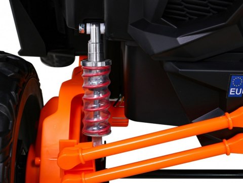 Buggy UTV-MX na akumulator dla dzieci Pomarańczowy + Napęd 4x4 + Pilot + Audio LED + Schowek + EVA + Wolny Start Buggy UTV-MX na akumulator dla dzieci Pomarańczowy + Napęd 4x4 + Pilot + Audio LED + Schowek + EVA + Wolny Start