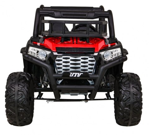 Buggy UTV Terenówka dla dzieci Czerwony + Pilot + Bagażnik + Wolny Start + EVA + MP3 LED Buggy UTV Terenówka dla dzieci Czerwony + Pilot + Bagażnik + Wolny Start + EVA + MP3 LED