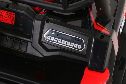Buggy UTV Terenówka dla dzieci Czerwony + Pilot + Bagażnik + Wolny Start + EVA + MP3 LED Buggy UTV Terenówka dla dzieci Czerwony + Pilot + Bagażnik + Wolny Start + EVA + MP3 LED