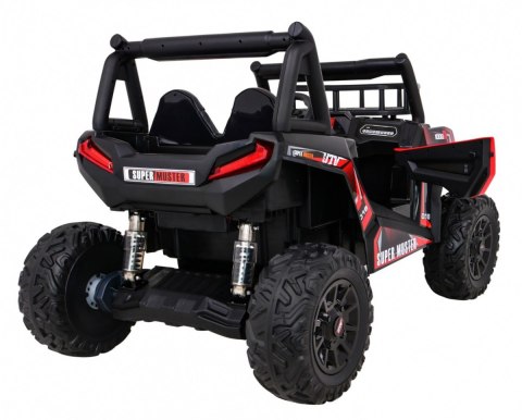 Buggy UTV Terenówka dla dzieci Czerwony + Pilot + Bagażnik + Wolny Start + EVA + MP3 LED Buggy UTV Terenówka dla dzieci Czerwony + Pilot + Bagażnik + Wolny Start + EVA + MP3 LED