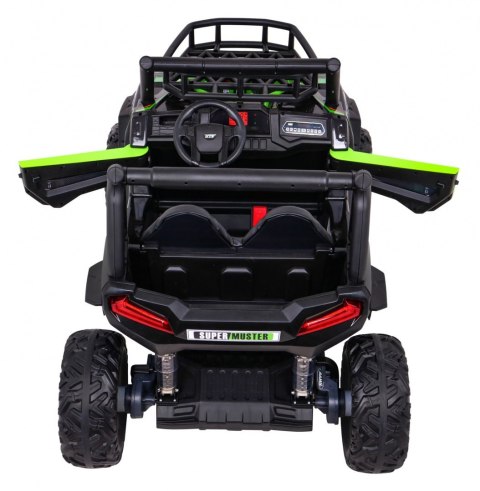 Buggy UTV Terenówka dla dzieci Zielony + Pilot + Bagażnik + Wolny Start + EVA + MP3 LED Buggy UTV Terenówka dla dzieci Zielony + Pilot + Bagażnik + Wolny Start + EVA + MP3 LED