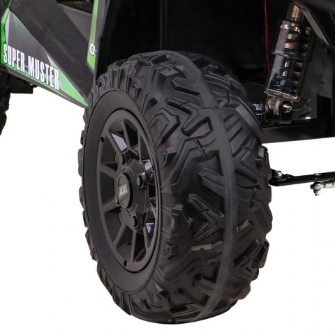Buggy UTV Terenówka dla dzieci Zielony + Pilot + Bagażnik + Wolny Start + EVA + MP3 LED Buggy UTV Terenówka dla dzieci Zielony + Pilot + Bagażnik + Wolny Start + EVA + MP3 LED