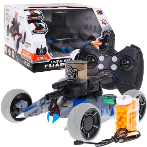Crawler z funkcją strzelania dla dzieci 5+ Bitwa na celność + 150 żółtych naboi Crawler z funkcją strzelania dla dzieci 5+ Bitwa na celność + 150 żółtych naboi