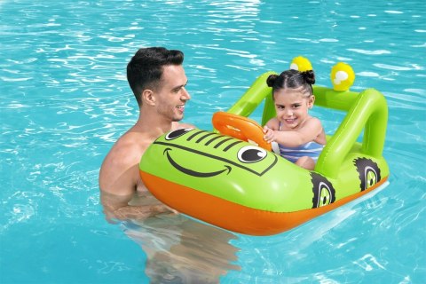 Dmuchany Ponton do pływania Autko dla dzieci 3+ BESTWAY 92x61cm + Ruchoma kierownica Dmuchany Ponton do pływania Autko dla dzieci 3+ BESTWAY 92x61cm + Ruchoma kierownica