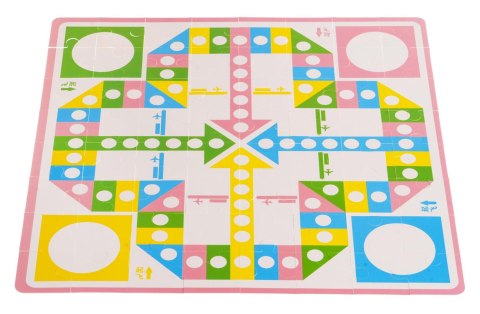 Drewniany zestaw Klocków Zamek z Rycerzami dla dzieci 3+ Drewniane Figurki + Sorter kształtów + Mata z puzzli + Gra Chinczyk Drewniany zestaw Klocków Zamek z Rycerzami dla dzieci 3+ Drewniane Figurki + Sorter kształtów + Mata z puzzli + Gra Chinczyk