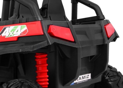 Grand Buggy Strong Lift dla dzieci Czerwony + Napęd 4x4 + Pilot + Bagażnik + Radio MP3 + LED Grand Buggy Strong Lift dla dzieci Czerwony + Napęd 4x4 + Pilot + Bagażnik + Radio MP3 + LED