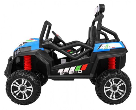 Grand Buggy Strong Lift dla dzieci Niebieski + Napęd 4x4 + Pilot + Bagażnik + Radio MP3 + LED Grand Buggy Strong Lift dla dzieci Niebieski + Napęd 4x4 + Pilot + Bagażnik + Radio MP3 + LED