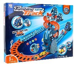 Interaktywny tor wyścigowy z tunelem + dwustronne autko dla dzieci 3+ Dźwięki Światła 80 el. Interaktywny tor wyścigowy z tunelem + dwustronne autko dla dzieci 3+ Dźwięki Światła 80 el.