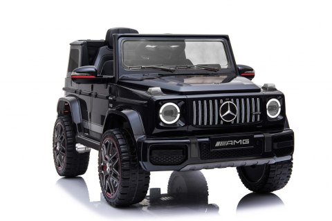 Mercedes AMG G63 dla dzieci Czarny + Pilot + MP3 LED + Wolny Start + EVA + Pasy Mercedes AMG G63 dla dzieci Czarny + Pilot + MP3 LED + Wolny Start + EVA + Pasy