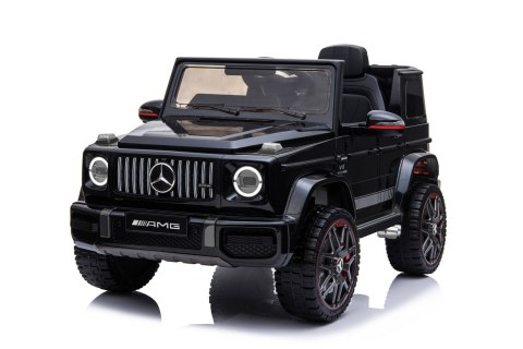 Mercedes AMG G63 dla dzieci Czarny + Pilot + MP3 LED + Wolny Start + EVA + Pasy Mercedes AMG G63 dla dzieci Czarny + Pilot + MP3 LED + Wolny Start + EVA + Pasy