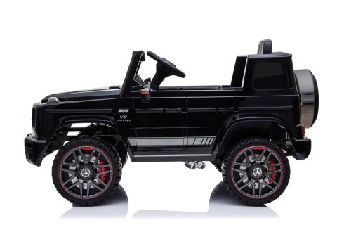 Mercedes AMG G63 dla dzieci Czarny + Pilot + MP3 LED + Wolny Start + EVA + Pasy Mercedes AMG G63 dla dzieci Czarny + Pilot + MP3 LED + Wolny Start + EVA + Pasy