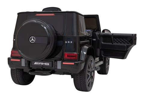 Mercedes AMG G63 dla dzieci Czarny + Pilot + MP3 LED + Wolny Start + EVA + Pasy Mercedes AMG G63 dla dzieci Czarny + Pilot + MP3 LED + Wolny Start + EVA + Pasy