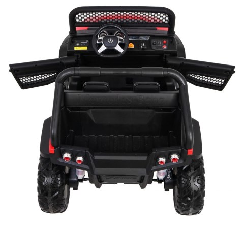 Mercedes Benz Unimog dla dzieci Czerwony + Napęd 4x4 + Pilot + Bagażnik + Wolny Start + MP3 LED Mercedes Benz Unimog dla dzieci Czerwony + Napęd 4x4 + Pilot + Bagażnik + Wolny Start + MP3 LED