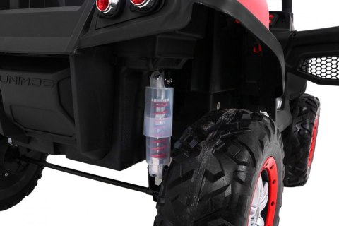 Mercedes Benz Unimog dla dzieci Czerwony + Napęd 4x4 + Pilot + Bagażnik + Wolny Start + MP3 LED Mercedes Benz Unimog dla dzieci Czerwony + Napęd 4x4 + Pilot + Bagażnik + Wolny Start + MP3 LED