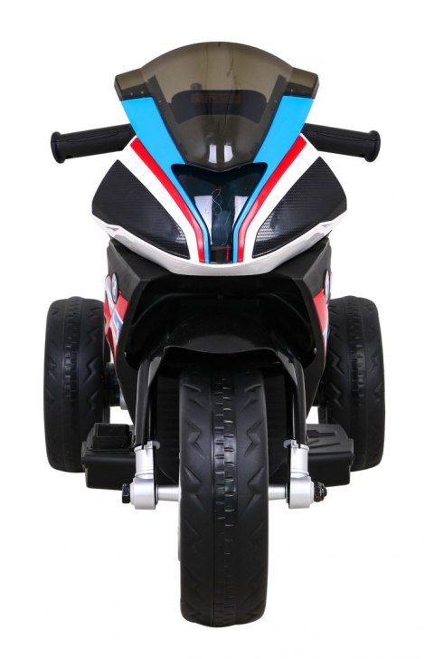 Motor BMW HP4 na akumulator dla dzieci Czerwony + 3 Koła + LED + MP3 USB + Ekoskóra Motor BMW HP4 na akumulator dla dzieci Czerwony + 3 Koła + LED + MP3 USB + Ekoskóra