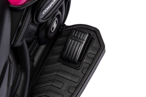 Motorek Chopper FASTER na akumulator dla dzieci Różowy + Radio FM + Panel audio + LED Motorek Chopper FASTER na akumulator dla dzieci Różowy + Radio FM + Panel audio + LED