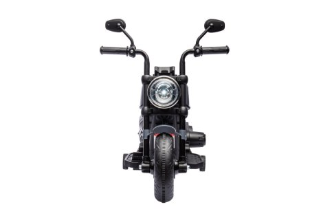 Motorek Chopper FASTER na akumulator dla dzieci Szary + Radio FM + Panel audio + LED Motorek Chopper FASTER na akumulator dla dzieci Szary + Radio FM + Panel audio + LED