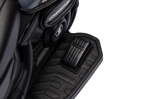 Motorek Chopper FASTER na akumulator dla dzieci Szary + Radio FM + Panel audio + LED Motorek Chopper FASTER na akumulator dla dzieci Szary + Radio FM + Panel audio + LED