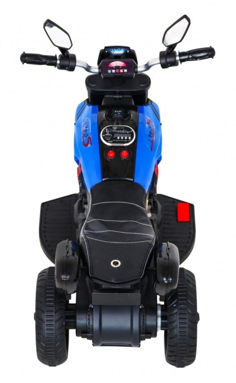 Motorek Fast Tourist na akumulator dla dzieci Niebieski + Audio + Światła + Ekoskóra Motorek Fast Tourist na akumulator dla dzieci Niebieski + Audio + Światła + Ekoskóra