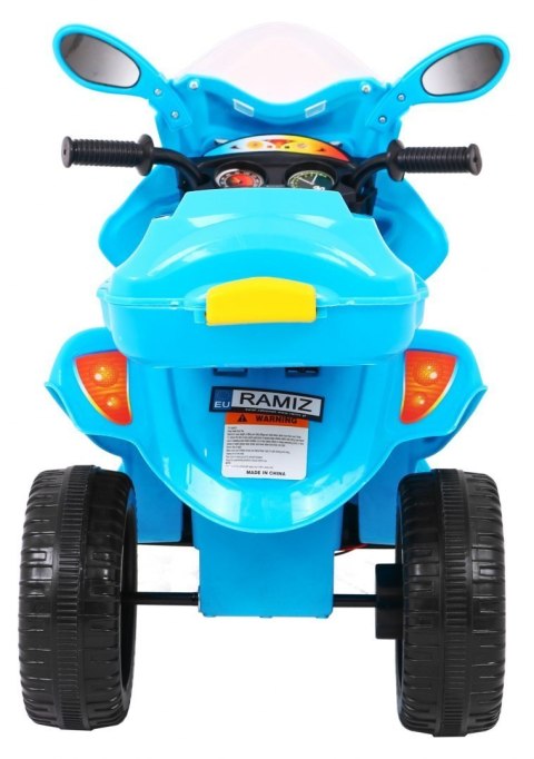 Motorek Trójkołowy BJX-088 elektryczny dla najmłodszych Niebieski + Dźwięki + Światła Motorek Trójkołowy BJX-088 elektryczny dla najmłodszych Niebieski + Dźwięki + Światła