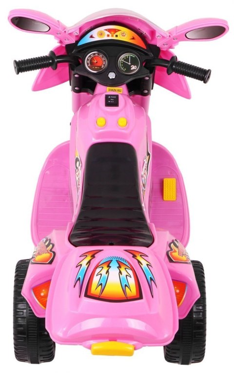 Motorek Trójkołowy BJX-088 elektryczny dla najmłodszych Różowy + Dźwięki + Światła Motorek Trójkołowy BJX-088 elektryczny dla najmłodszych Różowy + Dźwięki + Światła