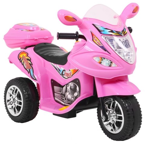 Motorek Trójkołowy BJX-088 elektryczny dla najmłodszych Różowy + Dźwięki + Światła Motorek Trójkołowy BJX-088 elektryczny dla najmłodszych Różowy + Dźwięki + Światła