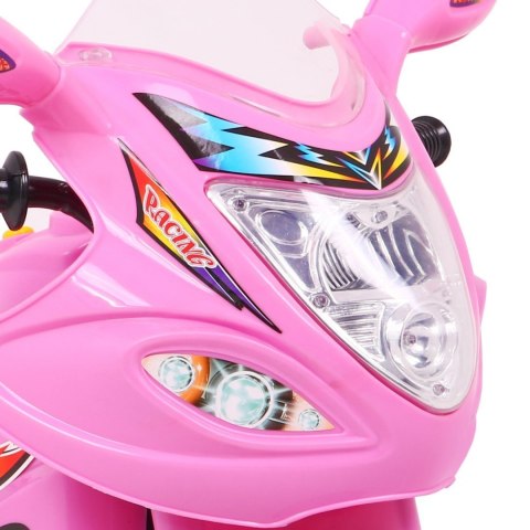 Motorek Trójkołowy BJX-088 elektryczny dla najmłodszych Różowy + Dźwięki + Światła Motorek Trójkołowy BJX-088 elektryczny dla najmłodszych Różowy + Dźwięki + Światła