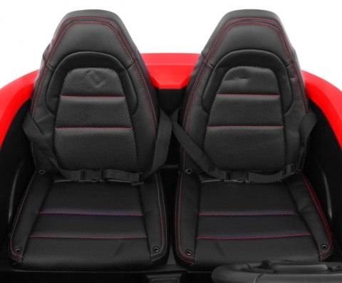 Perfecta Auto dla 2 dzieci Czerwony + Pompowane koła + Silnik bezszczotkowy + MP3 LED + Wolny Start Perfecta Auto dla 2 dzieci Czerwony + Pompowane koła + Silnik bezszczotkowy + MP3 LED + Wolny Start