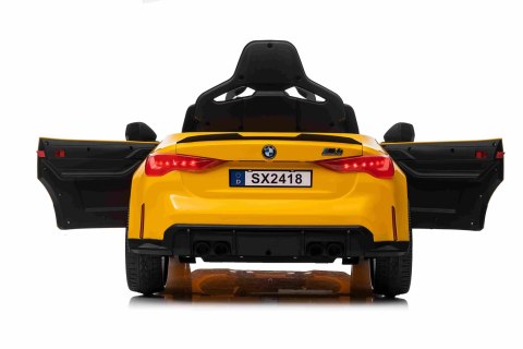 Pojazd BMW M4 Żółty Pojazd BMW M4 Żółty