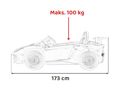 Pojazd Lamborghini Aventador SV Niebieski Pojazd Lamborghini Aventador SV Niebieski