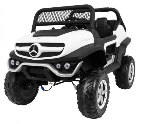 Pojazd Mercedes BENZ UNIMOG Biały Pojazd Mercedes BENZ UNIMOG Biały