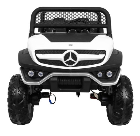 Pojazd Mercedes BENZ UNIMOG Biały Pojazd Mercedes BENZ UNIMOG Biały