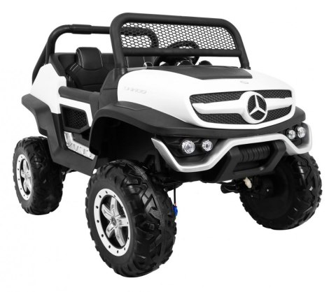 Pojazd Mercedes BENZ UNIMOG Biały Pojazd Mercedes BENZ UNIMOG Biały