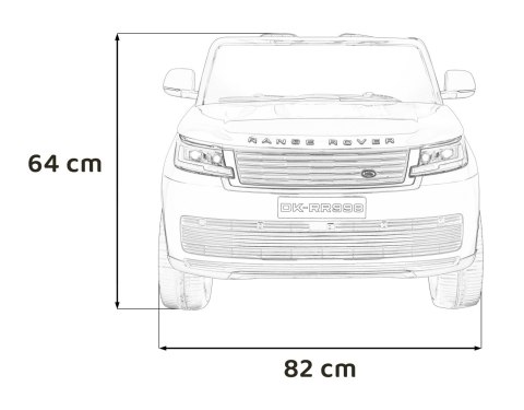 Pojazd Range Rover SUV Lift Czarny Pojazd Range Rover SUV Lift Czarny