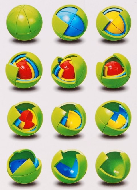 Przestrzenne Puzzle Kula 3D dla dzieci 4+ Łamigłówka Gra logiczna Przestrzenne Puzzle Kula 3D dla dzieci 4+ Łamigłówka Gra logiczna