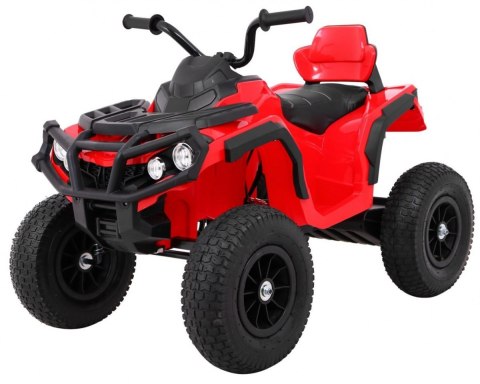 Quad ATV Air na akumulator dla dzieci Czerwony+ Koła pompowane + Radio MP3 + Wolny Start Quad ATV Air na akumulator dla dzieci Czerwony+ Koła pompowane + Radio MP3 + Wolny Start