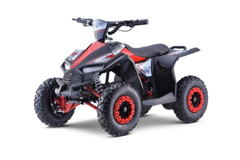 Quad HIPERFECT na akumulator Czerwony 35km/h + Silnik bezszczotkowy 1000W + Koła pompowane + Regulacja siedzenia Quad HIPERFECT na akumulator Czerwony 35km/h + Silnik bezszczotkowy 1000W + Koła pompowane + Regulacja siedzenia