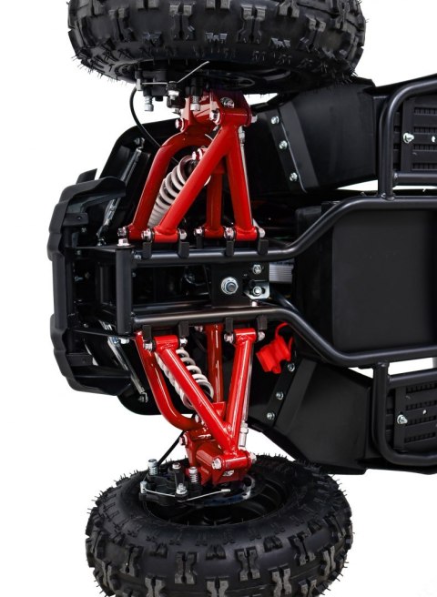 Quad HIPERFECT na akumulator Czerwony 35km/h + Silnik bezszczotkowy 1000W + Koła pompowane + Regulacja siedzenia Quad HIPERFECT na akumulator Czerwony 35km/h + Silnik bezszczotkowy 1000W + Koła pompowane + Regulacja siedzenia
