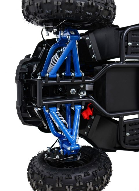 Quad HIPERFECT na akumulator Niebieski 35km/h + Silnik bezszczotkowy 1000W + Koła pompowane + Regulacja siedzenia Quad HIPERFECT na akumulator Niebieski 35km/h + Silnik bezszczotkowy 1000W + Koła pompowane + Regulacja siedzenia