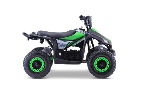 Quad HIPERFECT na akumulator Zielony 35km/h + Silnik bezszczotkowy 1000W + Koła pompowane + Regulacja siedzenia Quad HIPERFECT na akumulator Zielony 35km/h + Silnik bezszczotkowy 1000W + Koła pompowane + Regulacja siedzenia
