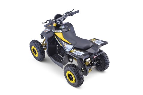 Quad HIPERFECT na akumulator Żółty 35km/h + Silnik bezszczotkowy 1000W + Koła pompowane + Regulacja siedzenia Quad HIPERFECT na akumulator Żółty 35km/h + Silnik bezszczotkowy 1000W + Koła pompowane + Regulacja siedzenia
